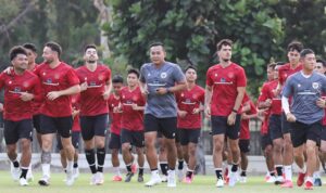 Timnas Indonsia menjalani latihan sebelum laga melawan Brunei Darussalam. (Foto: Instagram PSSI)