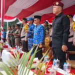 Wali Kota Pontianak, Edi Rusdi Kamtono menghadiri apel gelar pasukan Operasi Mantap Brata 2023-2024. (Foto: Prokopim Pontianak)