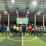 Foto bersama pada Turnamen Bang Daul Cup Season I  Liga Futsal Antar Dusun se-Kecamatan Rasau Jaya, Sungai Raya dan Kubu Kabupaten Kubu Raya. (Foto: Jauhari)