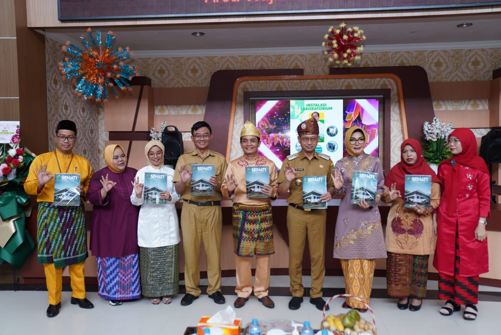 Launching Buletin Sehati sebagai bahan bacaan dan literasi kesehatan bagi masyarakat. (Foto: Prokopim Pontianak)