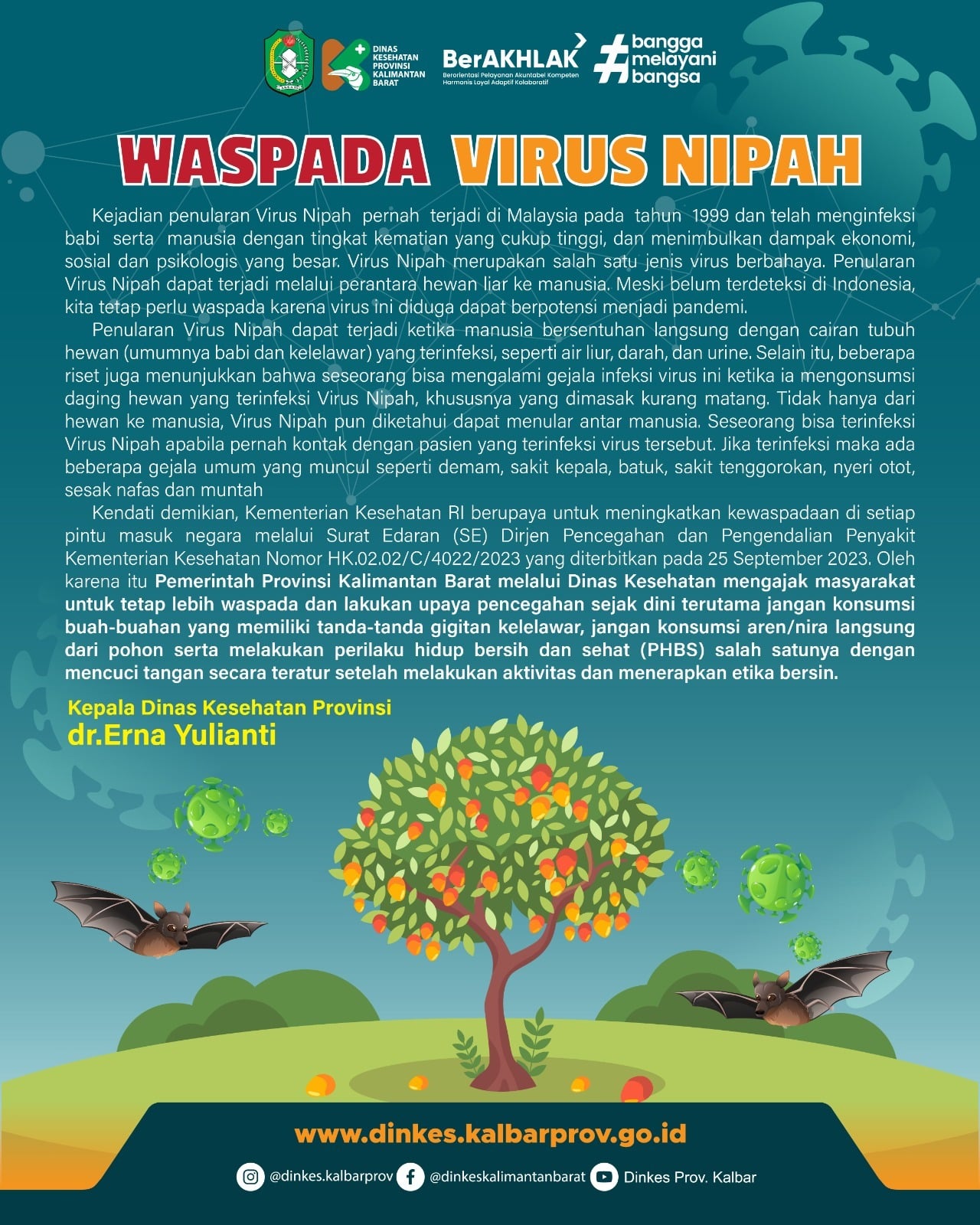 Grafis Virus Nipah