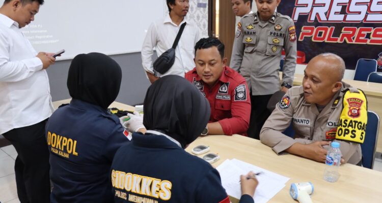 Rikkes personel Polres Mempawah yang terlibat OMB Kapuas 2023-2024. (Foto: Polres Mempawah)