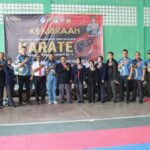 Kejuaraan Karate Kapolres Ketapang ke 1 Antar Pelajar se-Kabupaten Ketapang. (Foto: Adi LC)