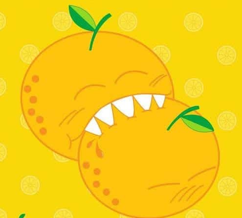 Ilustrasi jeruk makan jeruk. (Foto: Istimewa)