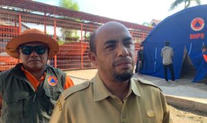 Kepala Bidang (Kabid) Kedaruratan dan Logistik BPBD Provinsi Kalimantan Barat, Novel Umar. (Foto: Jauhari)