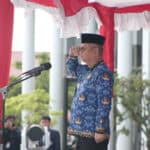 Pj Gubernur Harisson Pimpin Upacara Peringatan HUT Korpri dan HKN Tahun 2023 5