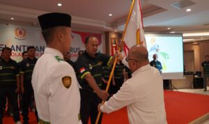 Pelantikan Pengurus KONI Kabupaten Kapuas Hulu Masa Bakti 2023 - 2027. (Foto: Ishaq/KalbarOnline.com)