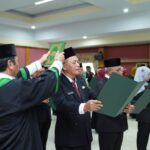 Ahmad Sudiantoro dilantik selaku Kasat Pol PP Kota Pontianak. (Foto: Kominfo/Prokopim Pontianak)
