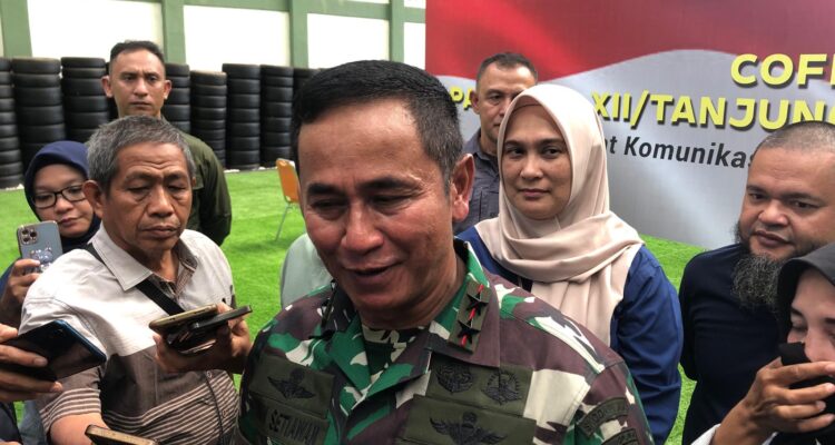 Pangdam XII/Tanjungpura, Mayjen TNI Iwan Setiawan. (Foto: Indri)
