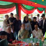 Calon presiden Anies Baswedan melakukan Safari Natal ke Wisma Keuskupan Agung, Kota Pontianak, Kalimantan Barat, Selasa (26/12/2023). (Foto: Indri)