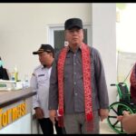 Pj Gubernur Kalimantan Barat, Harisson melakukan kunjungan kerja ke Pos Lintas Batas Negara (PLBN) Terpadu Nanga Badau di Kecamatan Badau, Kabupaten Kapuas Hulu, Rabu (10/01/2024). (Foto: Jauhari)