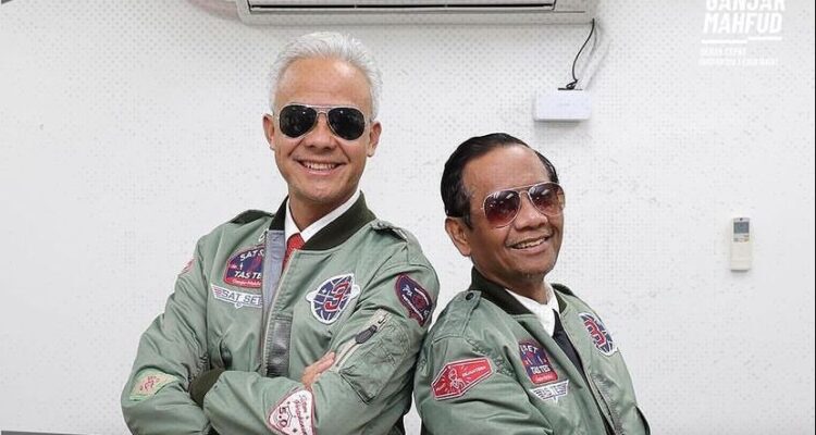 Pasangan calon presiden dan wakil presiden, Ganjar Pranowo-Mahfud MD (Ganjar-Mahfud). (Foto: Instagram @tpnganjarmahfud)