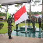 Pimpin Upacara 17-an Awal Tahun, Kasdim 1206/Putussibau Bacakan Amanat Panglima TNI 7