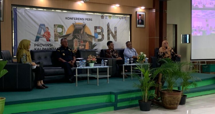 Konferensi Pers APBN Kalbar Periode 2023. (Foto: Indri)