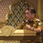Penjabat (Pj) Wali Kota Pontianak, Ani Sofian membuka Musrenbang Pontianak Kota 2025, di Hotel Grand Mahkota, Selasa (06/02/2024). (Foto: Kominfo/Prokopim)