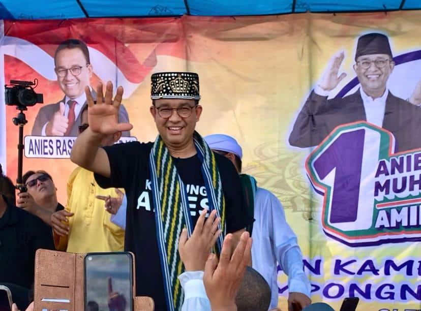 Capres Anies Baswedan saat kampanye di Kota Pontianak beberapa waktu lalu. (Foto: Indri)