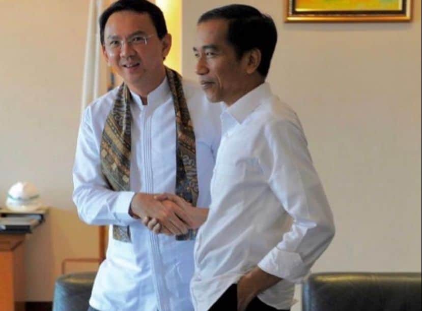 Momen Ahok dan Presiden Jokowi di tahun 2019. (Foto: Instagram @basukibtp)