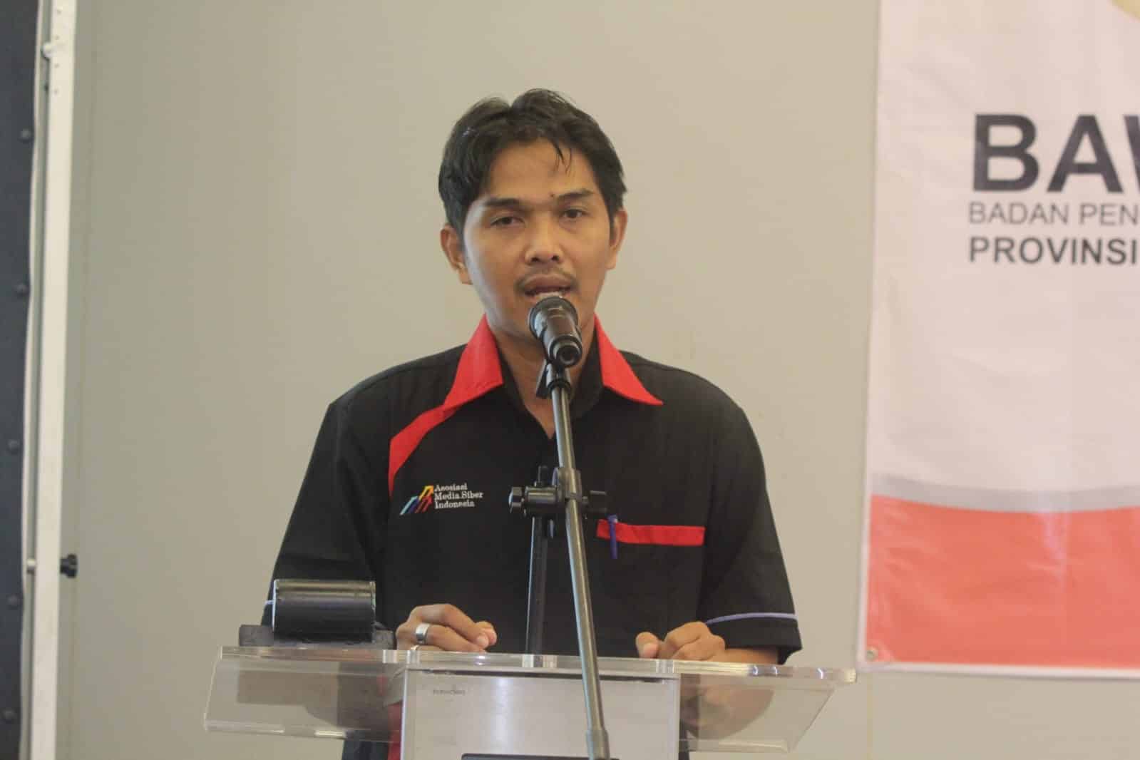 Ketua Asosiasi Media Siber Indonesia (AMSI) Kalimantan Barat, Kundori. (Foto: Jauhari)