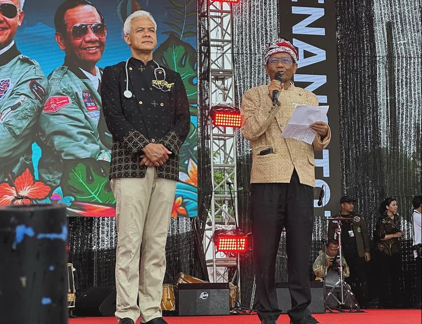 Pasangan calon presiden Ganjar Pranowo-Mahfud MD (Ganjar-Mahfud). (Foto: Instagram @tpnganjarmahfud)