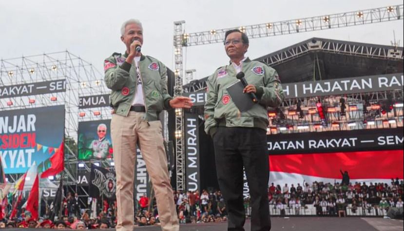 Pasangan calon presiden dan calon wakil presiden Ganjar Pranowo-Mahfud MD. (Foto: Instagram @tpnganjarmahfud)