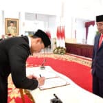 Presiden Jokowi Lantik Agus Harimurti Yudhoyono sebagai Menteri ATR/BPN 16
