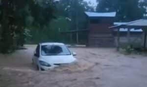 Dua Dusun di Kabupaten Sambas Terendam Banjir, Pos Pamtas dan Wisma Indonesia Ikut Terdampak 4