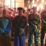 Raja Tayan Lepas Pawai Obor Sambut Ramadhan 15