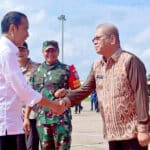 Pj Gubernur Harisson Antar Kepulangan Presiden Jokowi ke Bandara Supadio 13