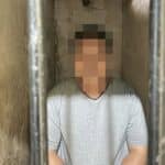 BA, oknum Kades di Ketapang, terduga pelaku pencabulan anak di bawah imur saat ditahan di Rutan Mapolres Ketapang