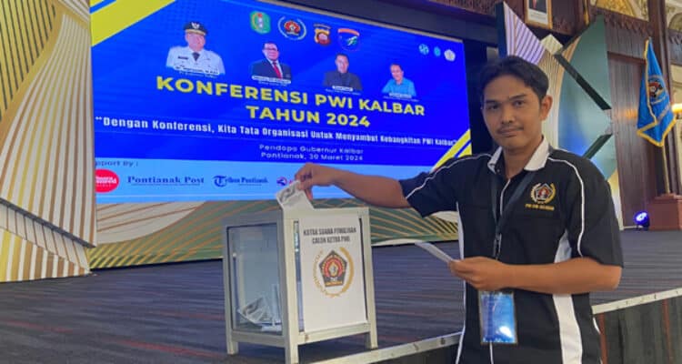 Menang telak atas Rolf Korah, Kundori Resmi Nahkodai PWI Kalbar masa bakti 2024-2029