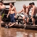 Kapal Klotok Bermuatan Orang dan Kendaraan Tenggelam di Sungai Kapuas Dusun Zakia Sungai Raya 13