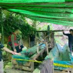 Aparat Gabungan Temukan 10 Mesin Gelondongan di Lokasi PETI Desa Batu Tiga Bunut Hulu 13