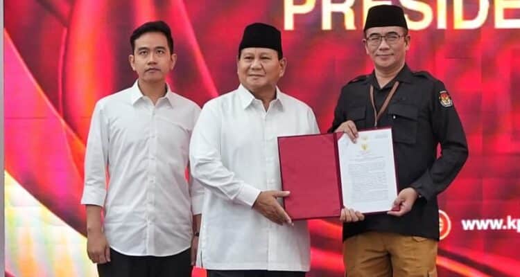 KPU Resmi Tetapkan Prabowo-Gibran Sebagai Presiden dan Wakil Presiden 2024 3